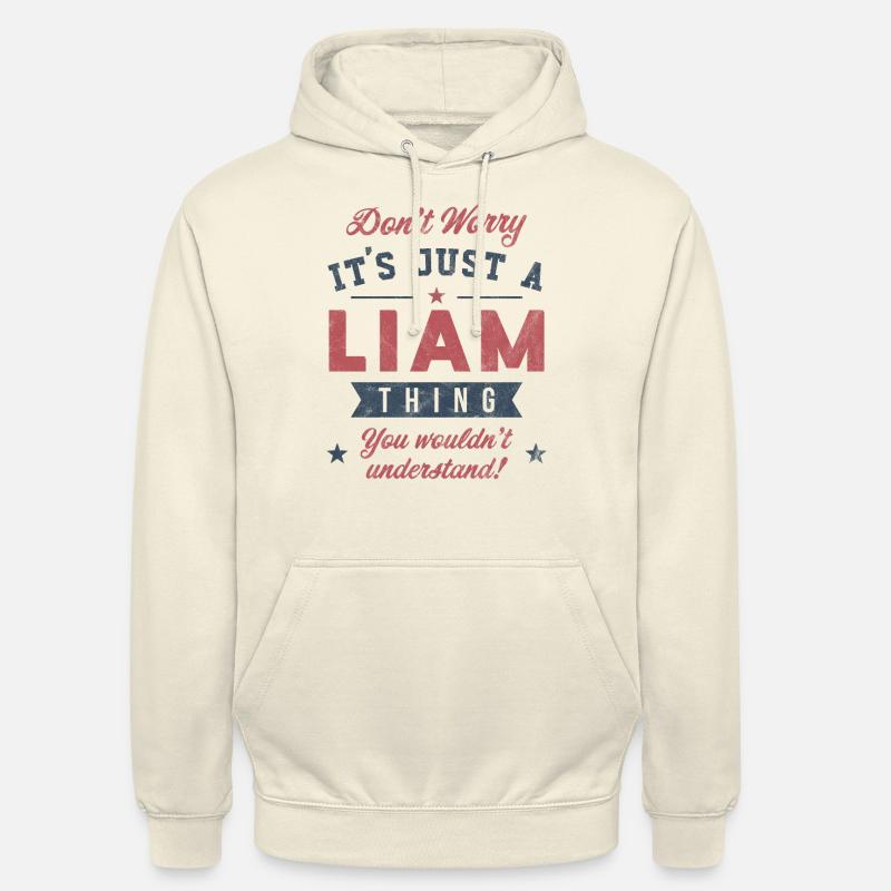 C’est un truc de Liam - Sweat-shirt à capuche unisexe - vanille