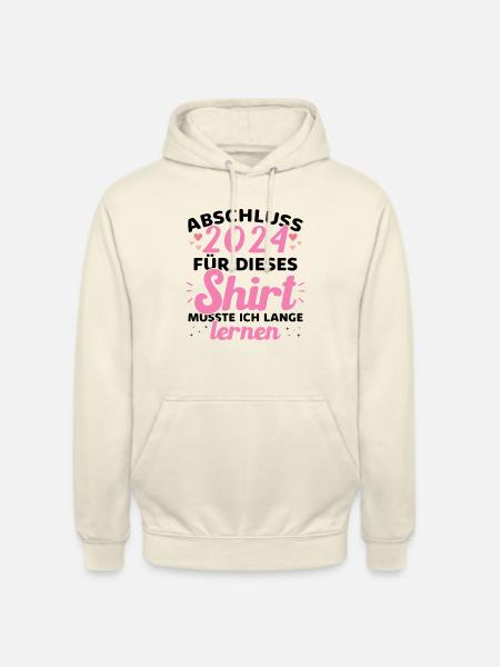 Abschluss 2024 Abschluss der Realschule - Unisex Hoodie - Vanille-Milchshake