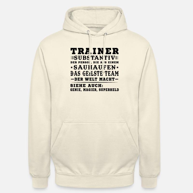 Bester Trainer Tshirt Coach Geschenk - Unisex Hoodie - Vanille-Milchshake