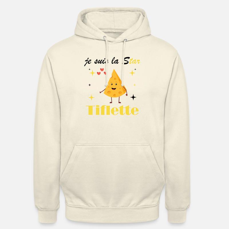 Ich bin der Tiflette-Star - Unisex Hoodie - Vanille-Milchshake