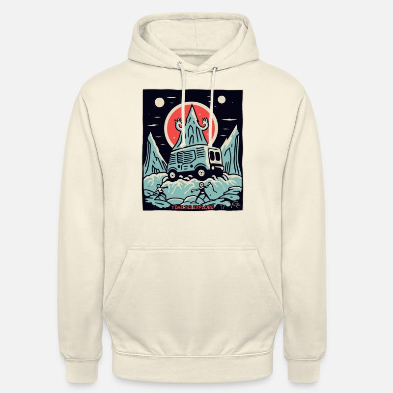 Time to explore - Unisex Hoodie - vanilla