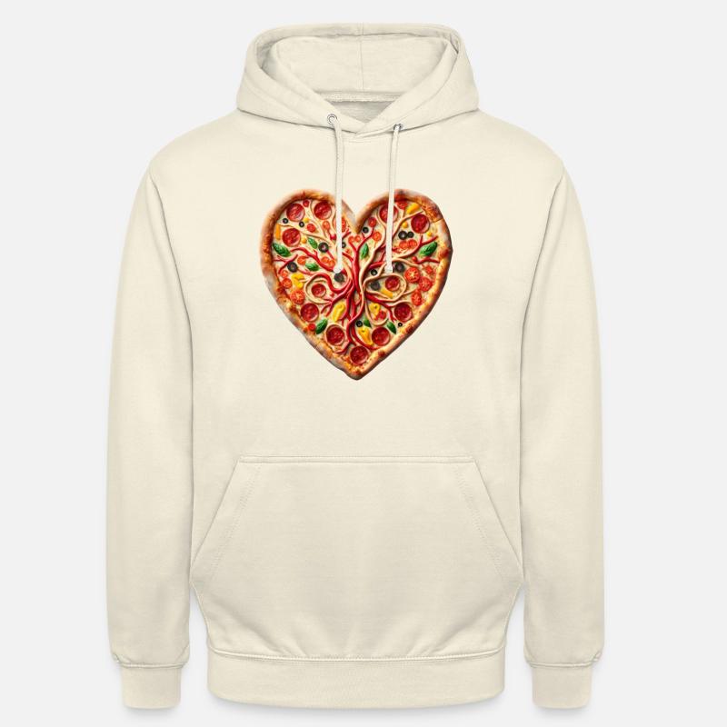 Heartfelt Pizza CHD Support - Unisex Hoodie - Vanille-Milchshake