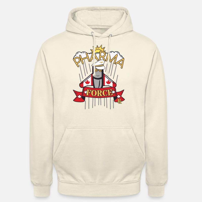 Pharmacie Canada Pharma Force - Sweat-shirt à capuche unisexe - vanille