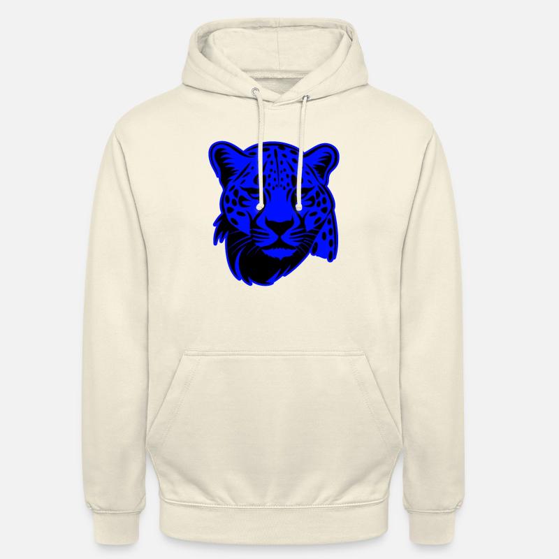 Portrait d’animal guépard - Sweat-shirt à capuche unisexe - vanille