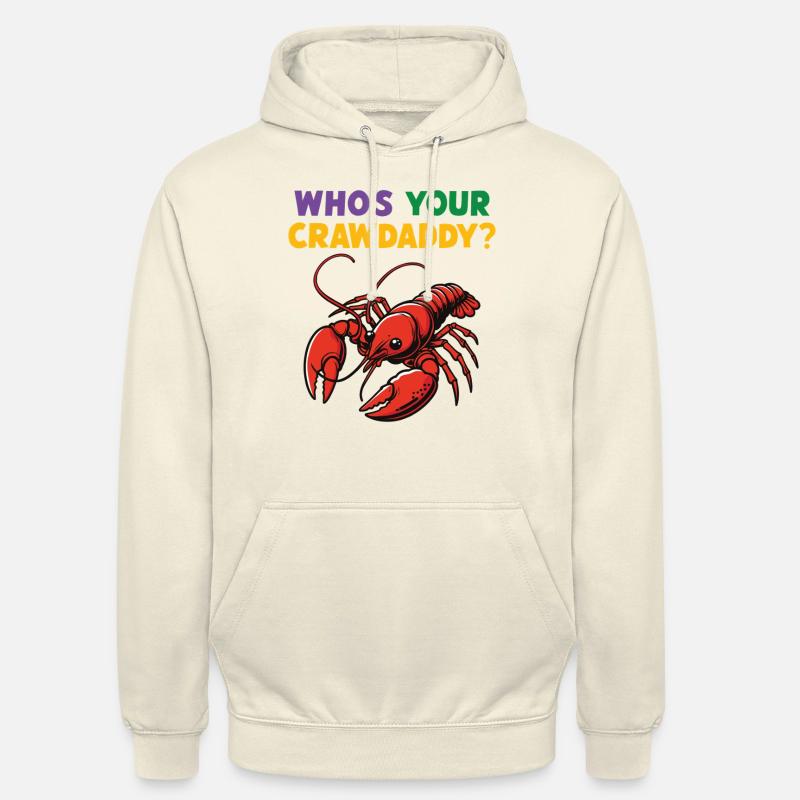 Wer ist dein Crawdaddy - Unisex Hoodie - Vanille-Milchshake