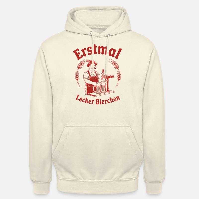 Erstmal lecker Bierchen - Unisex Hoodie - Vanille-Milchshake