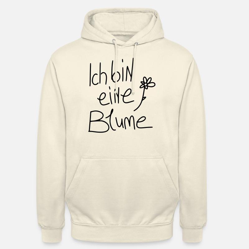 Ich bin eine Blume - Unisex Hoodie - Vanille-Milchshake
