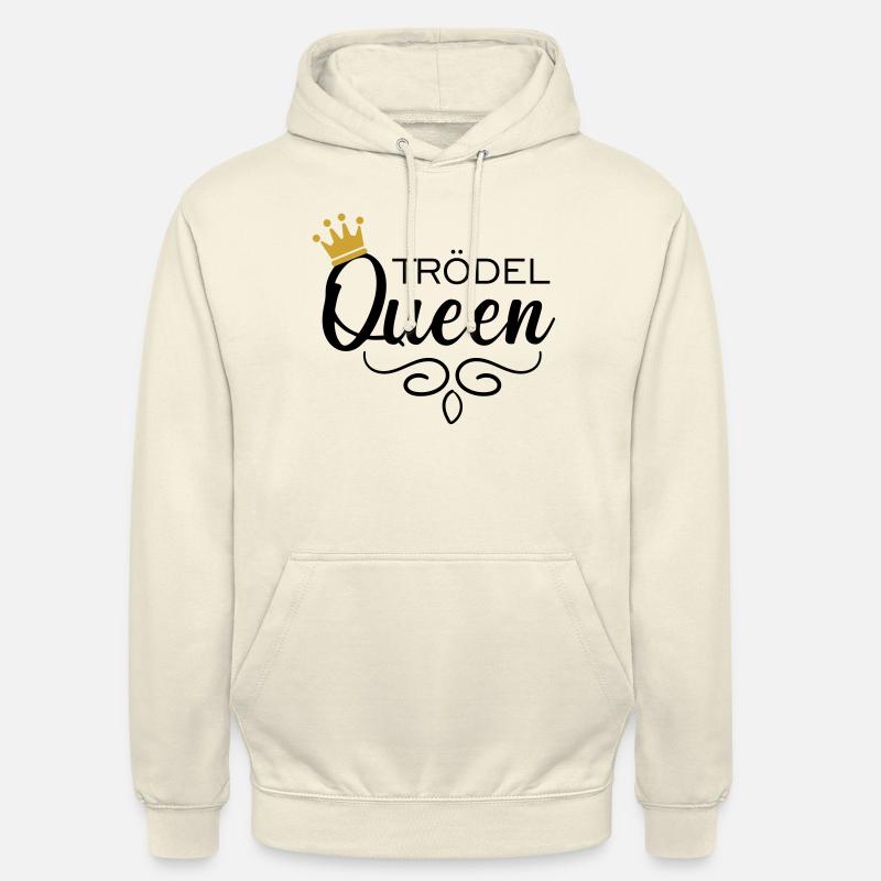 Trödel Queen - Unisex Hoodie - Vanille-Milchshake