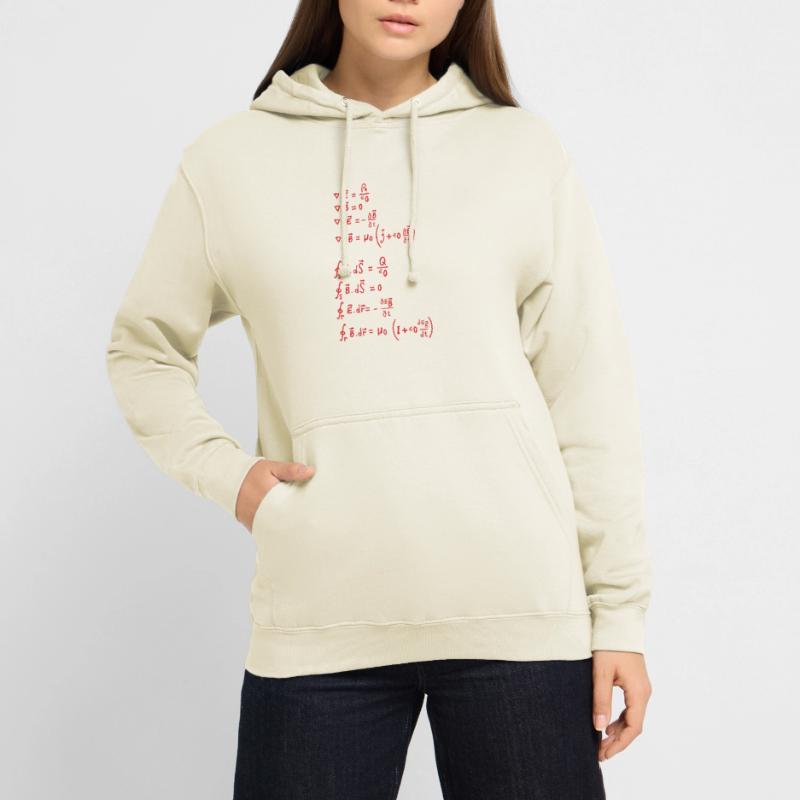 Math formula nerd Maxwell know-it-all Unisex Hoodie