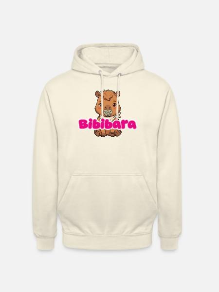 Capybara Baby Mädchen Bibibara - Unisex Hoodie - Vanille-Milchshake
