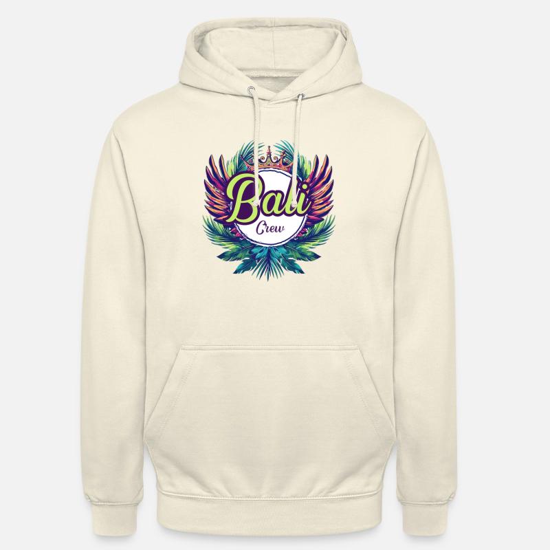 Vacances Bali Crew - Sweat-shirt à capuche unisexe - vanille