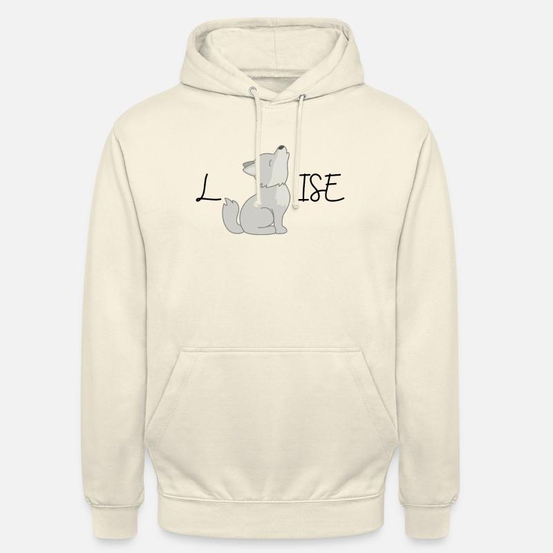 Louise-Version eines kleinen Wolfes - Unisex Hoodie - Vanille-Milchshake