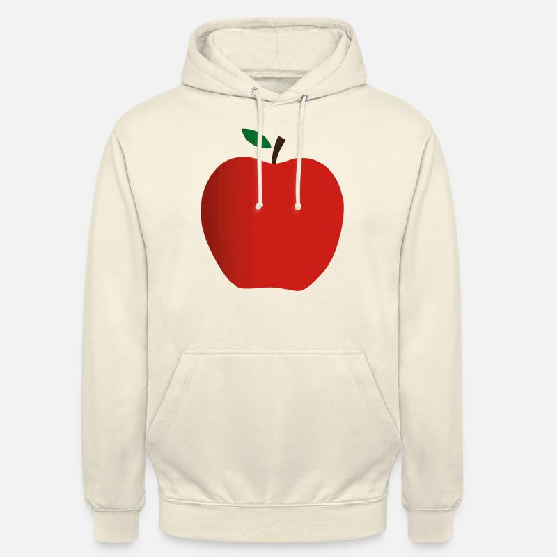 Idée cadeau Apple Illustration - Sweat-shirt à capuche unisexe - vanille