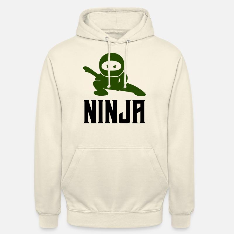 Fumetto Ninja - Felpa con cappuccio unisex - milkshake