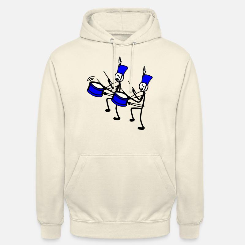 Deux batteurs - Sweat-shirt à capuche unisexe - vanille