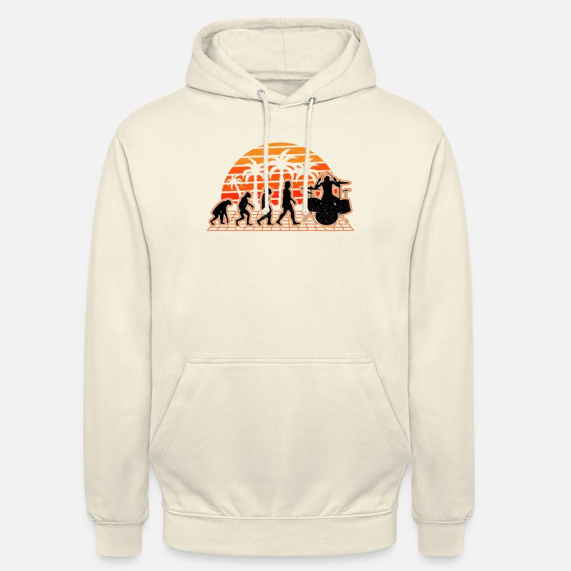 Batterie Evolution Sunset Batteur Batteur - Sweat-shirt à capuche unisexe - vanille