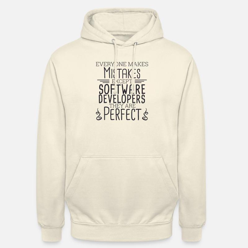 "Software Developer Perfect | Programmierer" - Unisex Hoodie - Vanille-Milchshake