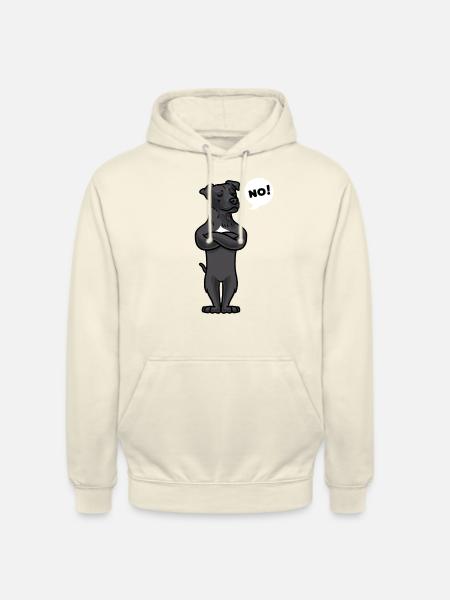 Patterdale Terrier Dog - Unisex Hoodie - vanilla