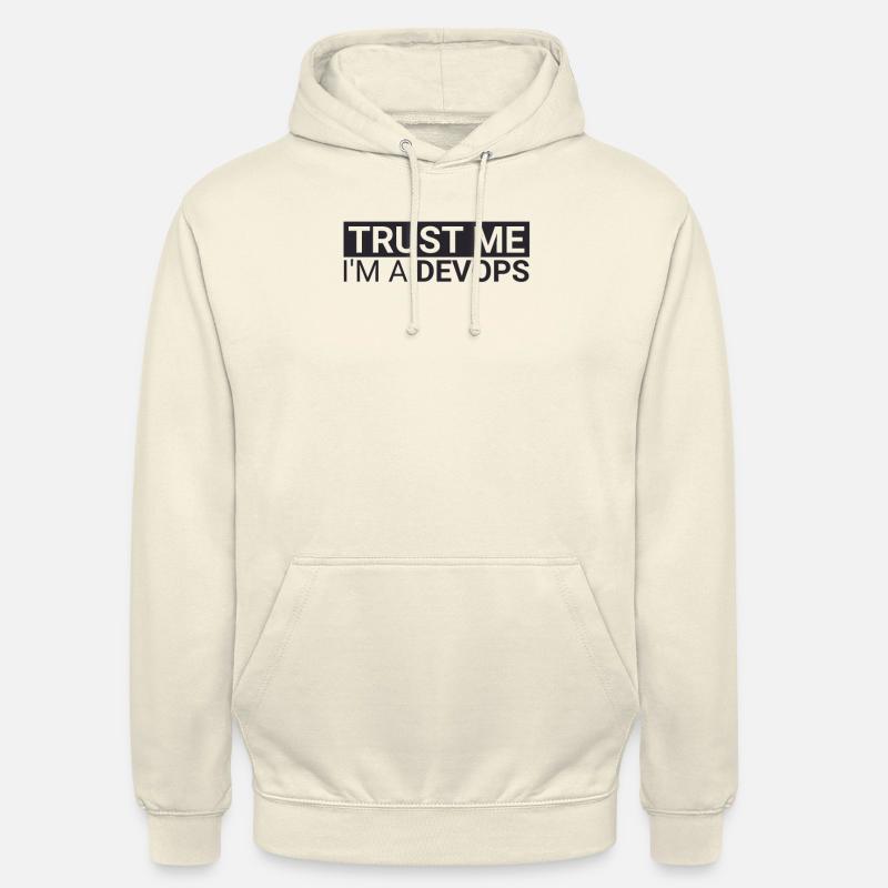DevOps Trust | Software Development" - Unisex Hoodie - vanilla