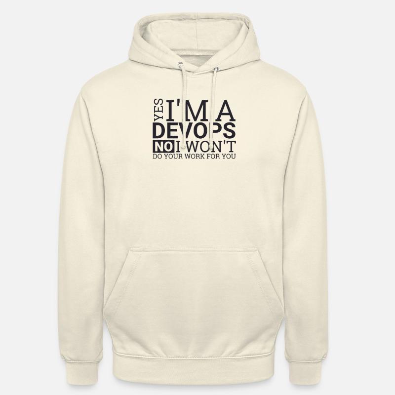 "DevOps Work | Softwareentwicklung" Unisex Hoodie