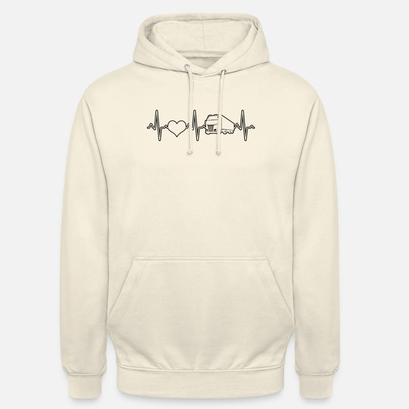 Latidos del camión - Sudadera con capucha unisex - batido de vainilla