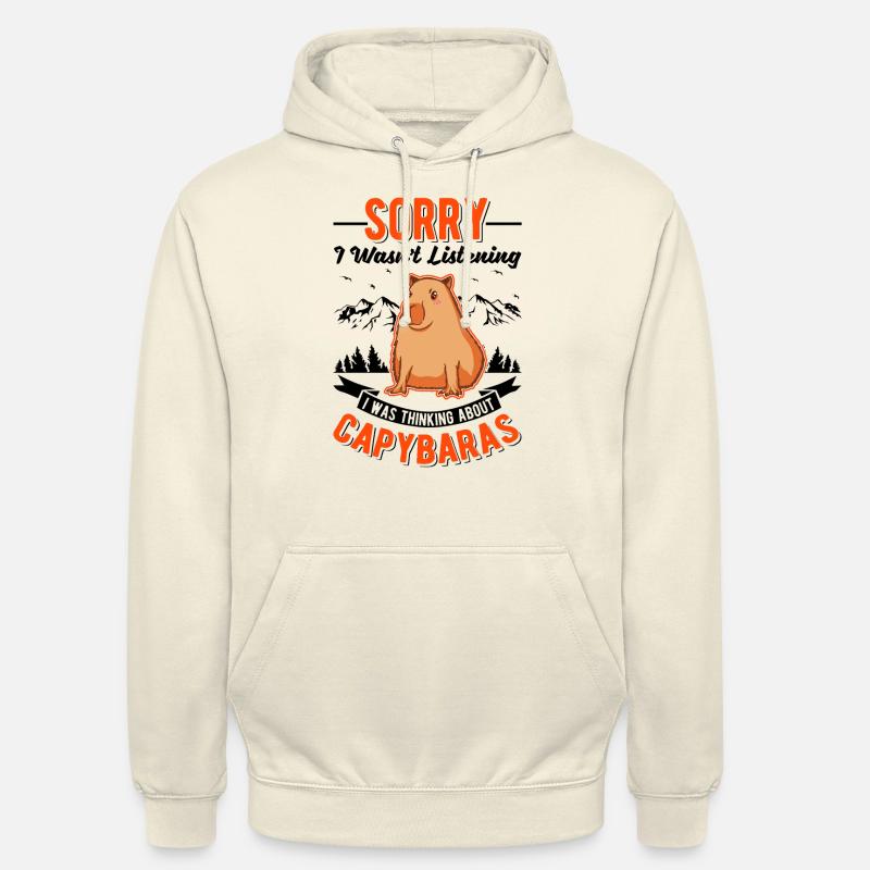 Capybara Gift Capybara Capibara - Unisex Hoodie - vanilla