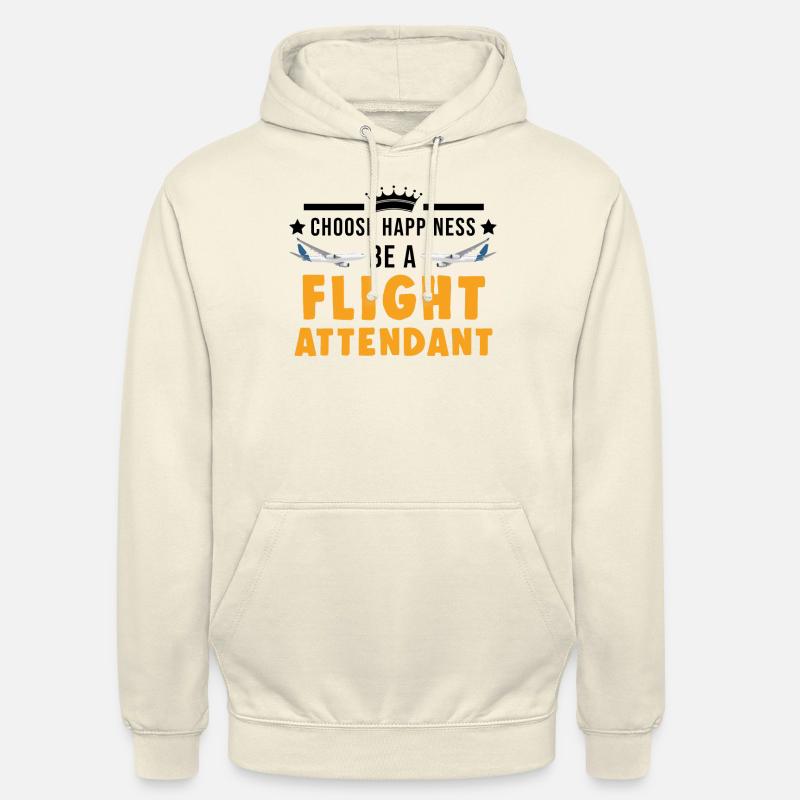 Flugbegleiter Geschenk Flight Attendant - Unisex Hoodie - Vanille-Milchshake