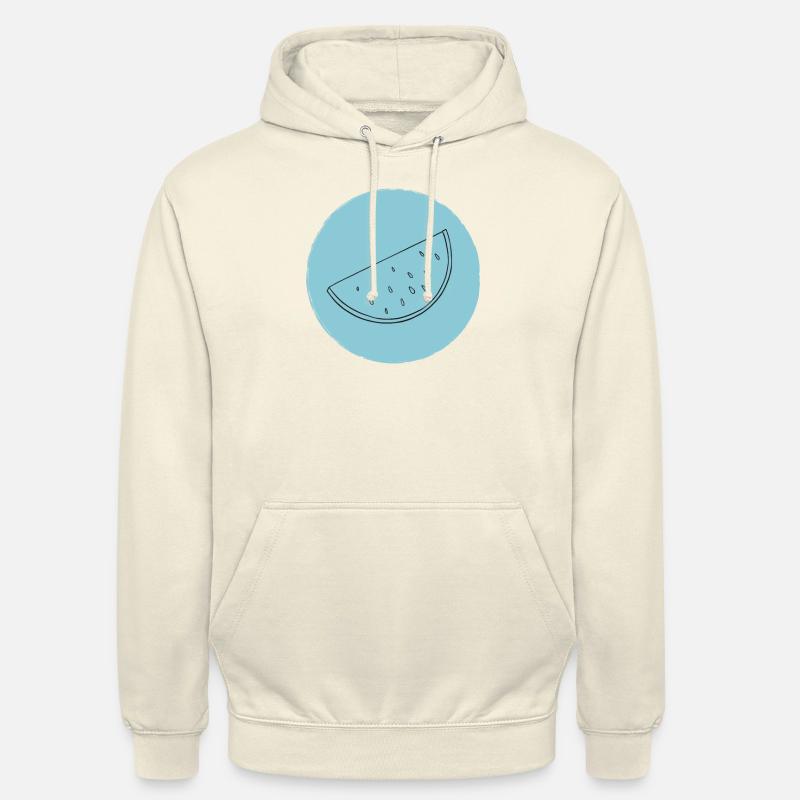 Pastèque - Sweat-shirt à capuche unisexe - vanille