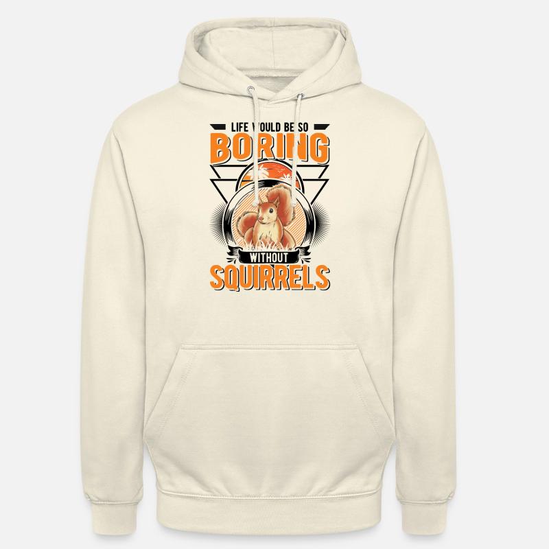Eichhörnchen Geschenk Squirrel Grauhörnchen - Unisex Hoodie - Vanille-Milchshake