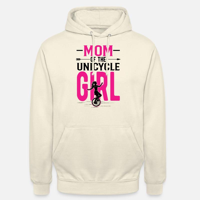 Mutter von Einrad Mädchen - Unisex Hoodie - Vanille-Milchshake