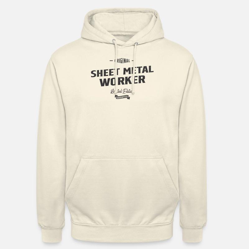 Blecharbeiter Lustige Berufsbezeichnung Beruf - Unisex Hoodie - Vanille-Milchshake
