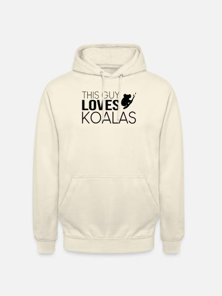Typ Koala Spruch - Unisex Hoodie - Vanille-Milchshake