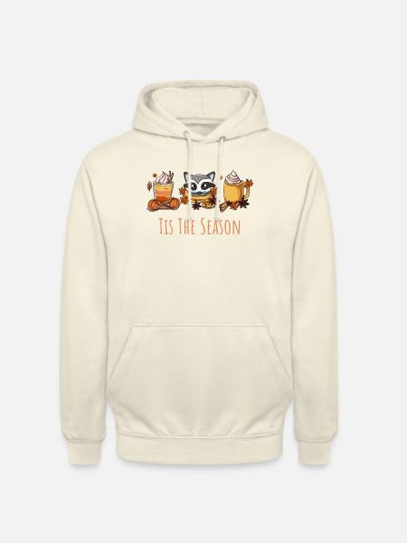Latte Kaffee Waschbär - Unisex Hoodie -