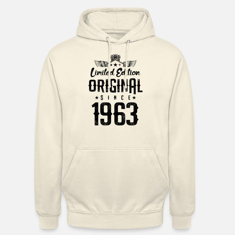 Édition limitée 1963 - Sweat-shirt à capuche unisexe - vanille