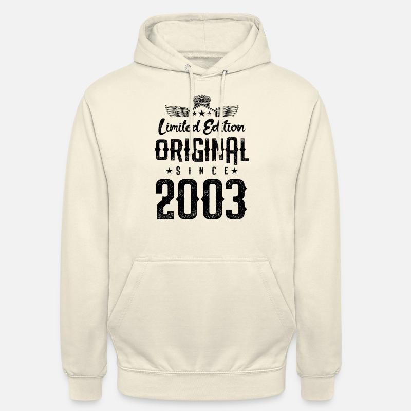 Édition limitée 2003 - Sweat-shirt à capuche unisexe - vanille