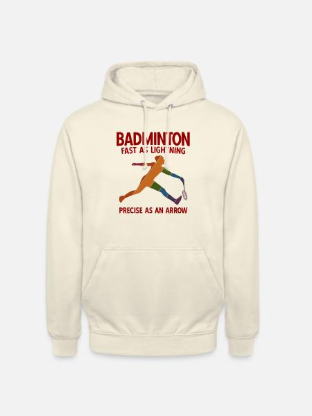 Badminton - Unisex Hoodie - Vanille-Milchshake