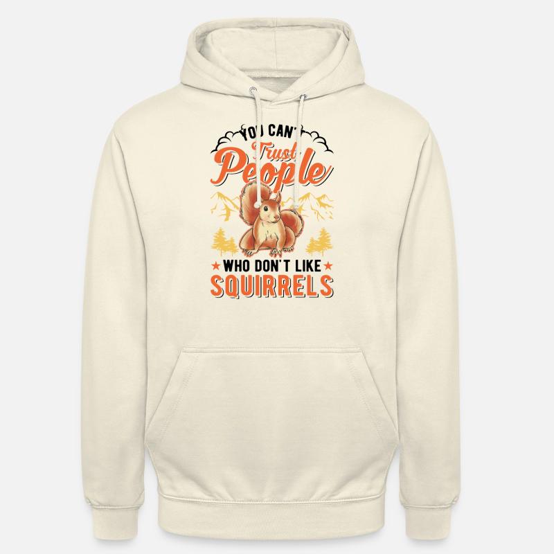 Eichhörnchen Geschenk Grauhörnchen Squirrel - Unisex Hoodie - Vanille-Milchshake