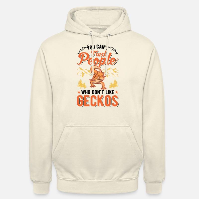 Gecko Gift Leopard Gecko - Unisex Hoodie - vanilla