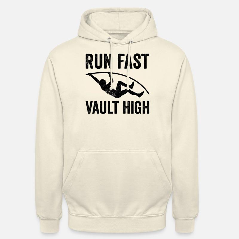 Fun Pole Vault Pole Vault - Unisex Hoodie - vanilla