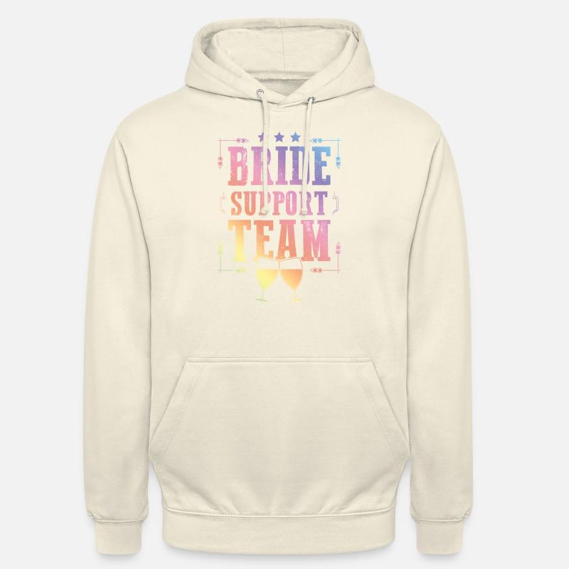 Épouse de l’équipe - Sweat-shirt à capuche unisexe - vanille