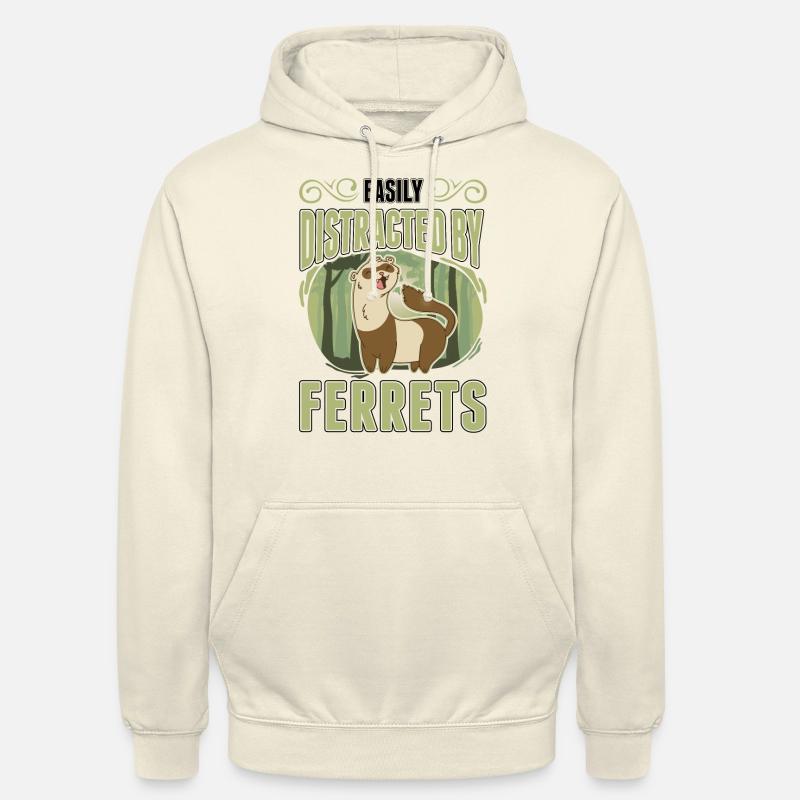 Easily distracted by Foxes Fuchs - Unisex Hoodie - Vanille-Milchshake
