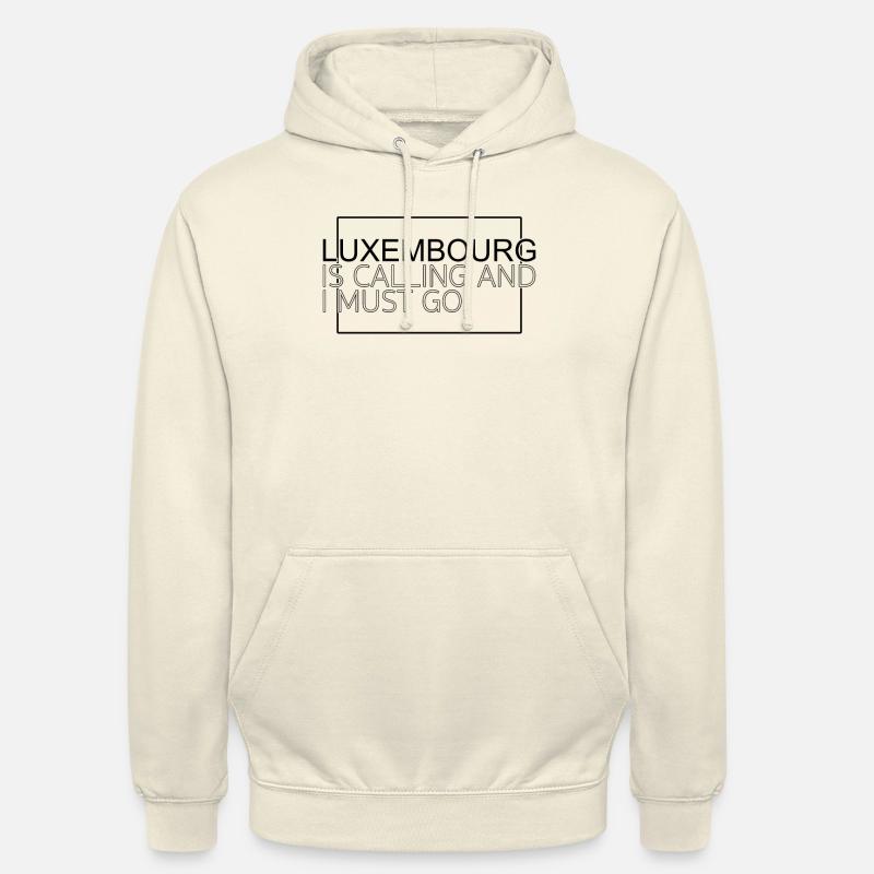 Décision luxembourgeoise - Sweat-shirt à capuche unisexe - vanille