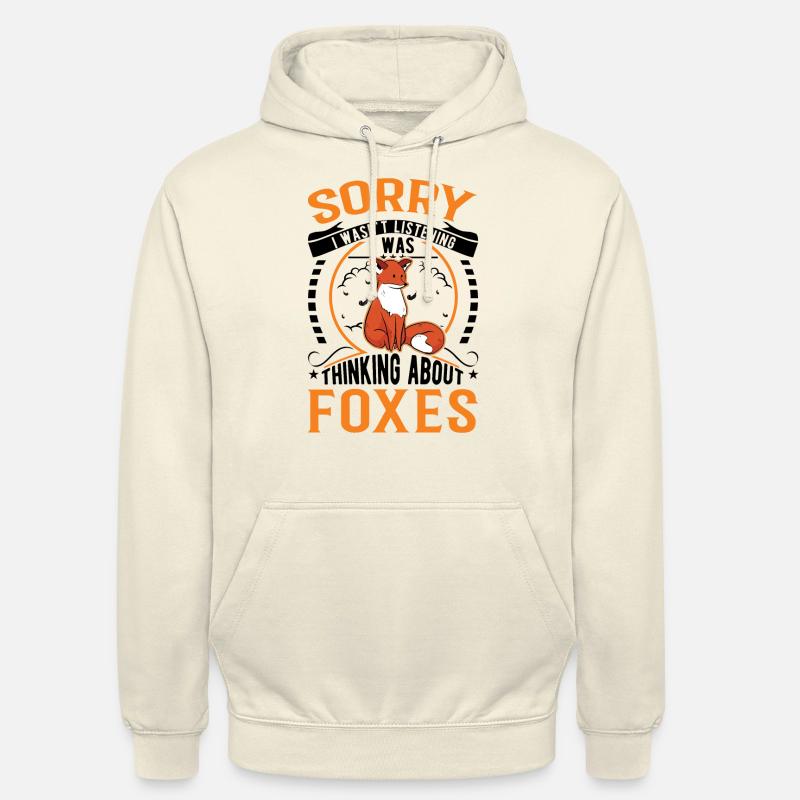 Fuchs Geschenk Rotfuchs - Unisex Hoodie - Vanille-Milchshake