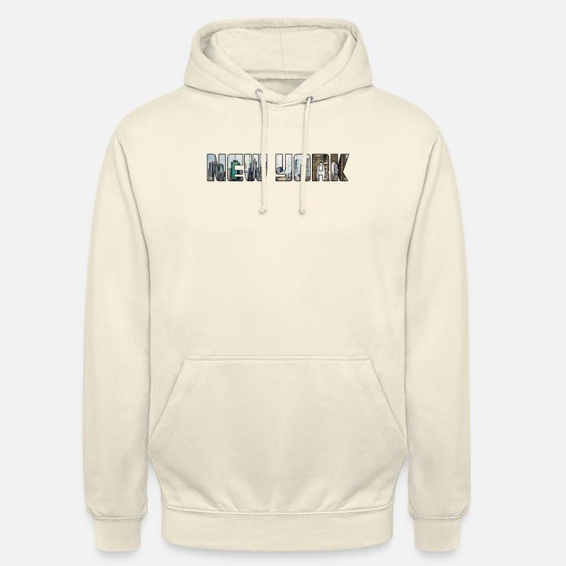 Nueva York - Sudadera con capucha unisex - batido de vainilla
