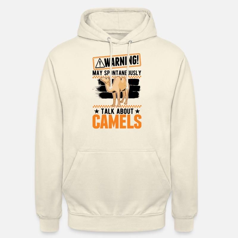 Warnung Kamel Dromedar Camel Großkamel - Unisex Hoodie - Vanille-Milchshake