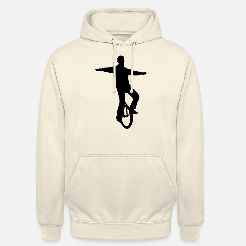 Einradfahren Einradfahrer Einrad - Unisex Hoodie - Vanille-Milchshake