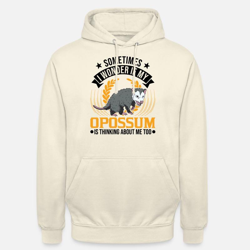 Opossum Geschenk Possum Beutelratte - Unisex Hoodie - Vanille-Milchshake