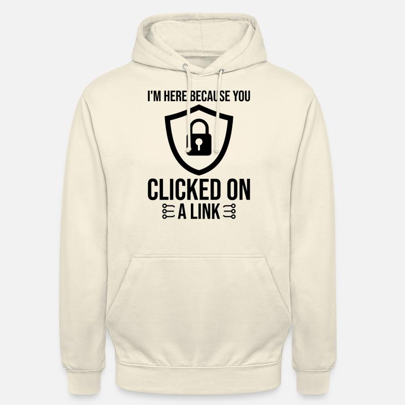 Cybersécurité Sécurité informatique Cybersécurité - Sweat-shirt à capuche unisexe - vanille