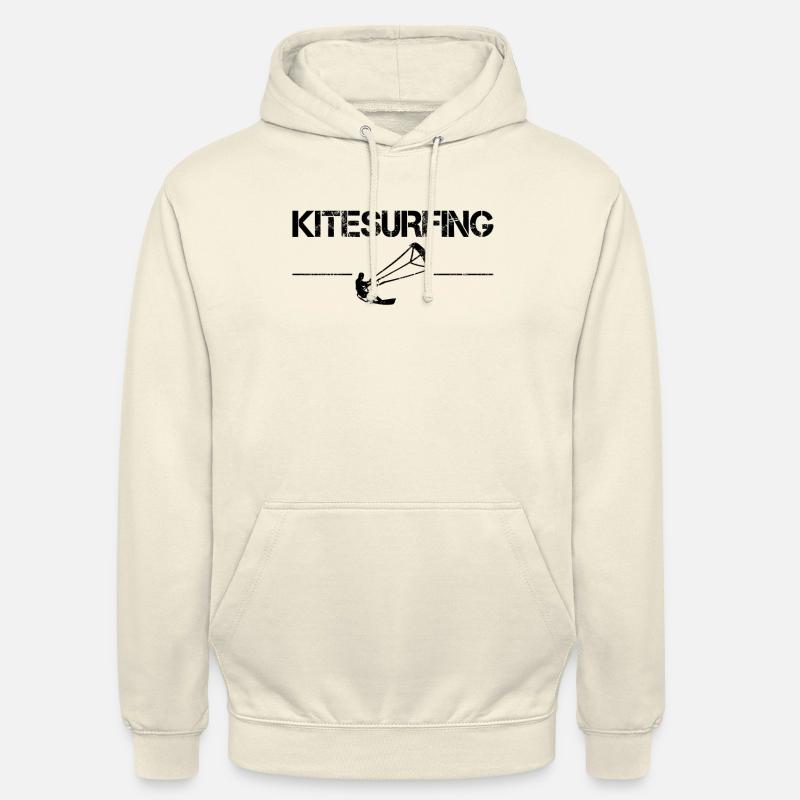 Kite surf - Felpa con cappuccio unisex - milkshake