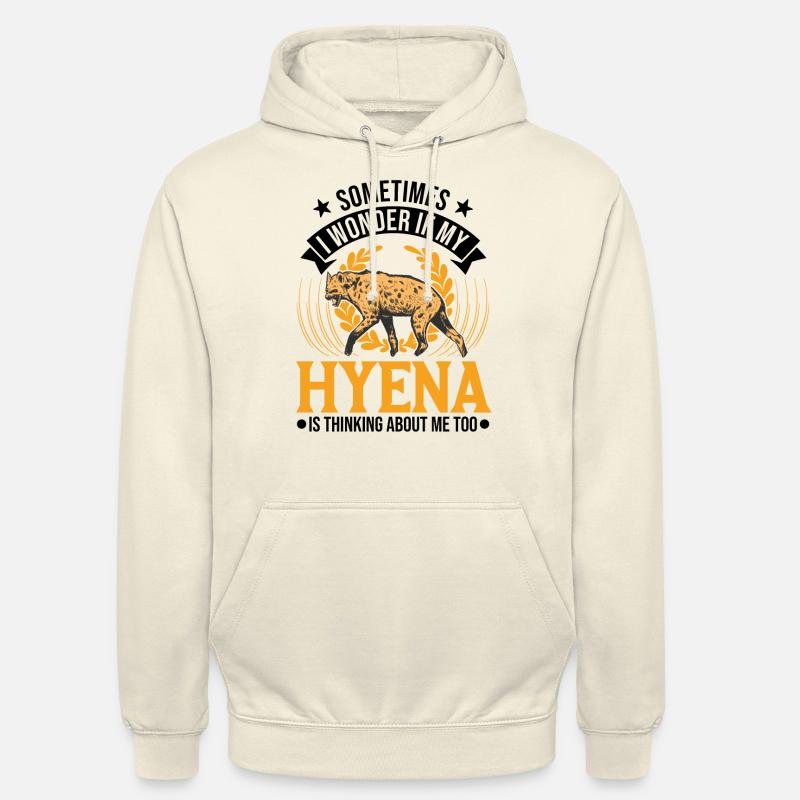 Hyäne Geschenk Erdwolf Hyena - Unisex Hoodie - Vanille-Milchshake